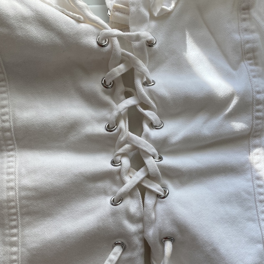Xoxo white adjustable top - Picture 3 of 6